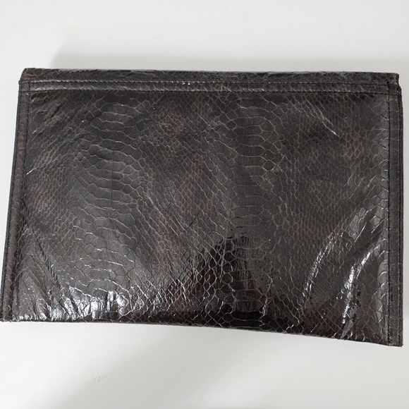 BCBGeneration Faux snakeskin Envelope Clutch - Picture 2 of 10